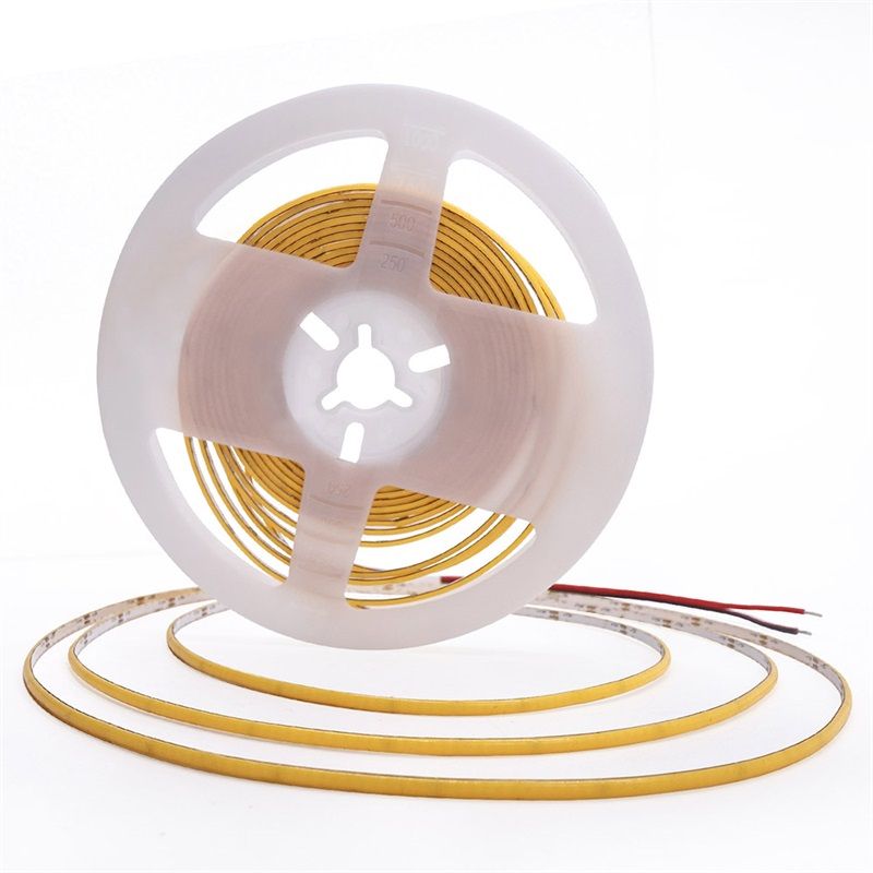 低壓3VCOB燈帶5W每米極窄2.7mm可電池供電房間汽車(chē)氛圍裝飾RGB - 1